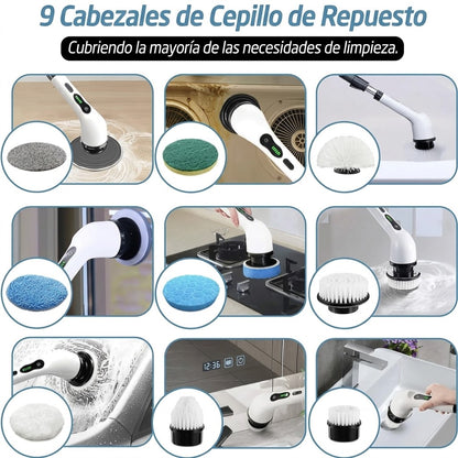 Limpiador Eléctrico Multiusos 9 En 1