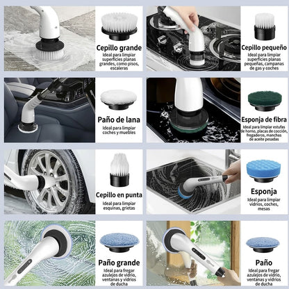 Limpiador Eléctrico Multiusos 9 En 1